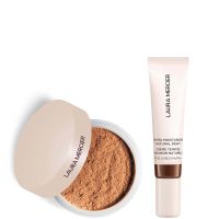laura mercier mini translucent loose setting powder ultra blur and travel size tinted moisturiser dewy duo various shades - 7n mahogany