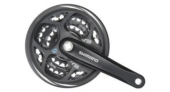 Juego de bielas shimano altus mt311 3 x 7   8v   42 32 22 dientes negro