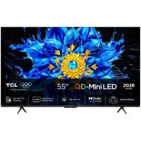 tv tcl qd mini led 55p8l 55 4k ultrahd 144hz smart tv google tv hdr10 dolby vision