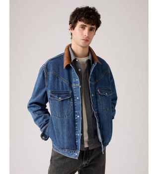 Levi's para hombre. 002WN-0000 Chaqueta Western North Action azul (XL), Casual, Algodón