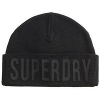 superdry gorro gorro surplus silicone logo black para hombre