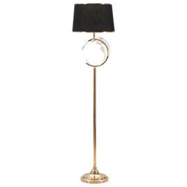 Lámpara De Pie De Metal Dorado Cm Ø 38x160
