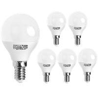 aigostar - bombilla led e14 9w equivalente a 62w blanco natural 4000k 720 lumenes cri 80 ahorro de energia no regulable - pack de 5