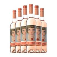 oliveda vino rosado ullones rosat emporda joven 75 cl 13 vol pack de 6 unidades