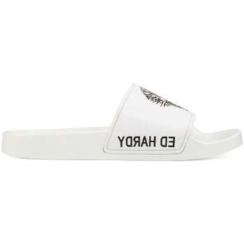 Ed Hardy Chanclas Sexy Beast Sliders White-Black para hombre