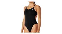 traje de bano de mujer tyr solid cutoutfit negro