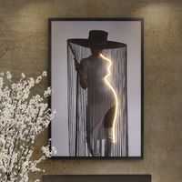 cuadro con luz led diva 120x80cm
