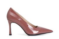 zapatos de salon de charol antique pink