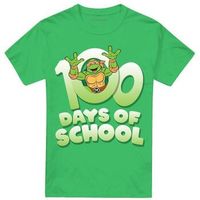 teenage mutant ninja turtles camiseta 100 days of school para mujer