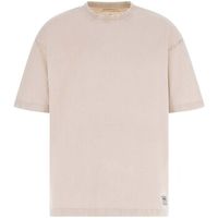 guess tops y camisetas cn ss acid wash oversize tee para hombre