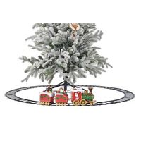 pack de 2 tren led resina 136x136x15 4aa movimiento musical