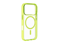 funda movil - cellularline iconic mag para iphone 17 pro ultrarresistente magsafe lima y transparente