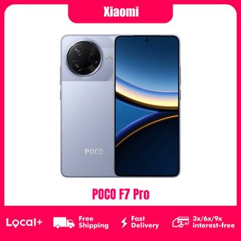 POCO F7 Pro 5G, 12 GB/256 GB, 12 GB/512 GB, teléfono inteligente con NFC, batería de 6000 mAh, pantalla AMOLED de 2K y 120 Hz, procesador Snapdragon de gama alta. ®   8.ª generación 3