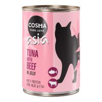 cosma original o asia 24 x 400 g - pack ahorro - asia atun con vacuno
