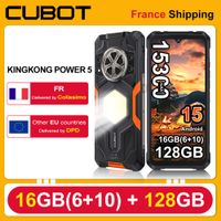 cubot kingkong power 5 smartphone resistente g100 android 1515300mah 688 120hz 16gb ram 610 128gb rom 64mp camping light phone