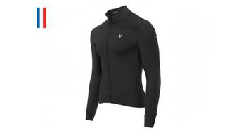Lebram aulac chaqueta de invierno negra slim fit