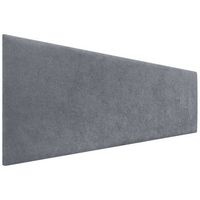 dhome cabecero gris oscuro 140cm dual acabado toalla soft tapizado liso con patas 8cm grosor 70 alto tejido suave para pared acusticos cabeceros absorbentes 140cm 8cm - 70 al - gris oscuro