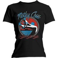 motley crue camiseta manga larga heels para mujer