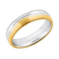 anillo de hombre grabable plata 925 bicolor