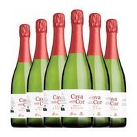 amb cor brut cava reserva 75 cl 115 vol pack de 6 unidades