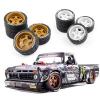 4pcs neumaticos de deriva de rally rc ruedas 12mm hex para wltoys 124019 hpi kyosho tamiya tt02 xv01 110 coches modelos
