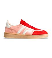 gant para mujer 872533198 zapatillas de piel cuzima rosa rojo 37 plano ante cordones casual