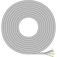 aisens a135-0660 bobina cable de red rj45 cat6 utp awg23 cca 100m gris