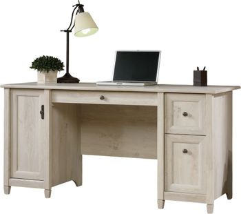 Chalked Wood Desk - Chalked Chestnut
