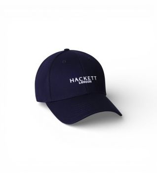 Hackett London para hombre. HM0400074 Gorra Contrast Brand marino (OSFA), Casual, Algodón