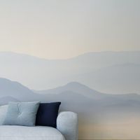 papel pintado panoramico misty mountains azul 425 x 250cm