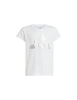 camiseta adidas jg glam nina blanco