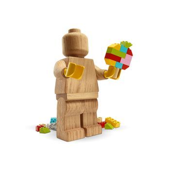Minifigura De Madera