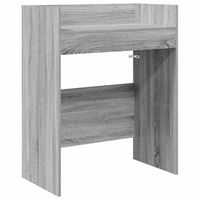mesa de dj sonoma gris 102 x 45 x 102 cm madera de ingenieria vidaxl