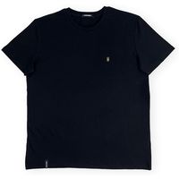 organic monkey tops y camisetas t-shirt greenlight - black para hombre