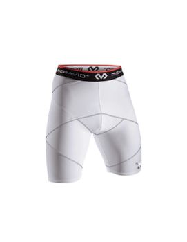 Mallas MC David Cross Compression With Hip Spica White Hombre