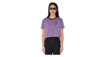 Top de corte recto para mujer circle smooth operator morado