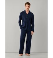 hackett london para hombre hmu200051 conjunto de pijama icon marino s homewear algodon manga larga