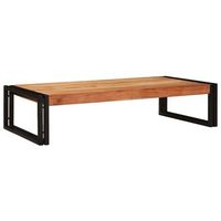 estante de bano marron 100 x 50 x 23 cm madera de acacia solida vidaxl