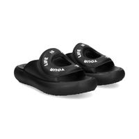 vic matie sandalias planas mujer - negro talla 40