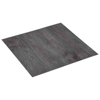 Tableros De Suelo Negro Y Gris 5,11 M² 55 Uds. Pvc Vidaxl