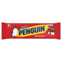 mcvities penguin milk chocolate 7 pack