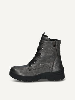 CAPRICE Bootie, grey, made of Leather without heel, Size 39
