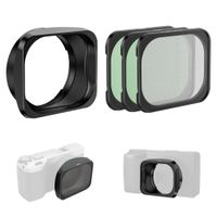 freewell parasol de lente de diseno duradero y elegante con 3 paquetes de filtros magneticos apilables y empunadura de pulgar para accesorios de camara ricoh griv