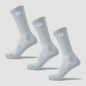 Calcetines de running de MP (paquete de 3) - Cromo - UK 6-8