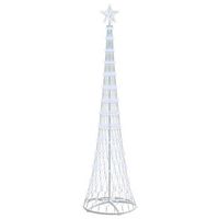 arbol de navidad led frio 250 cm metal vidaxl