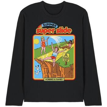 Steven Rhodes Camiseta manga larga Summer Super Slide para mujer