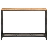 mesa consola de madera maciza de acacia 110x35x75 cm