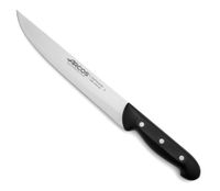 cuchillo trinchante acero inoxidable nitrum 220 mm con mango negro