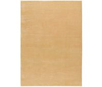 atticgo alfombra  lisa lavable loft en color mostaza 160 x 230 cm