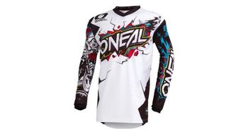 Maillot de manga larga o neal element villain blanco